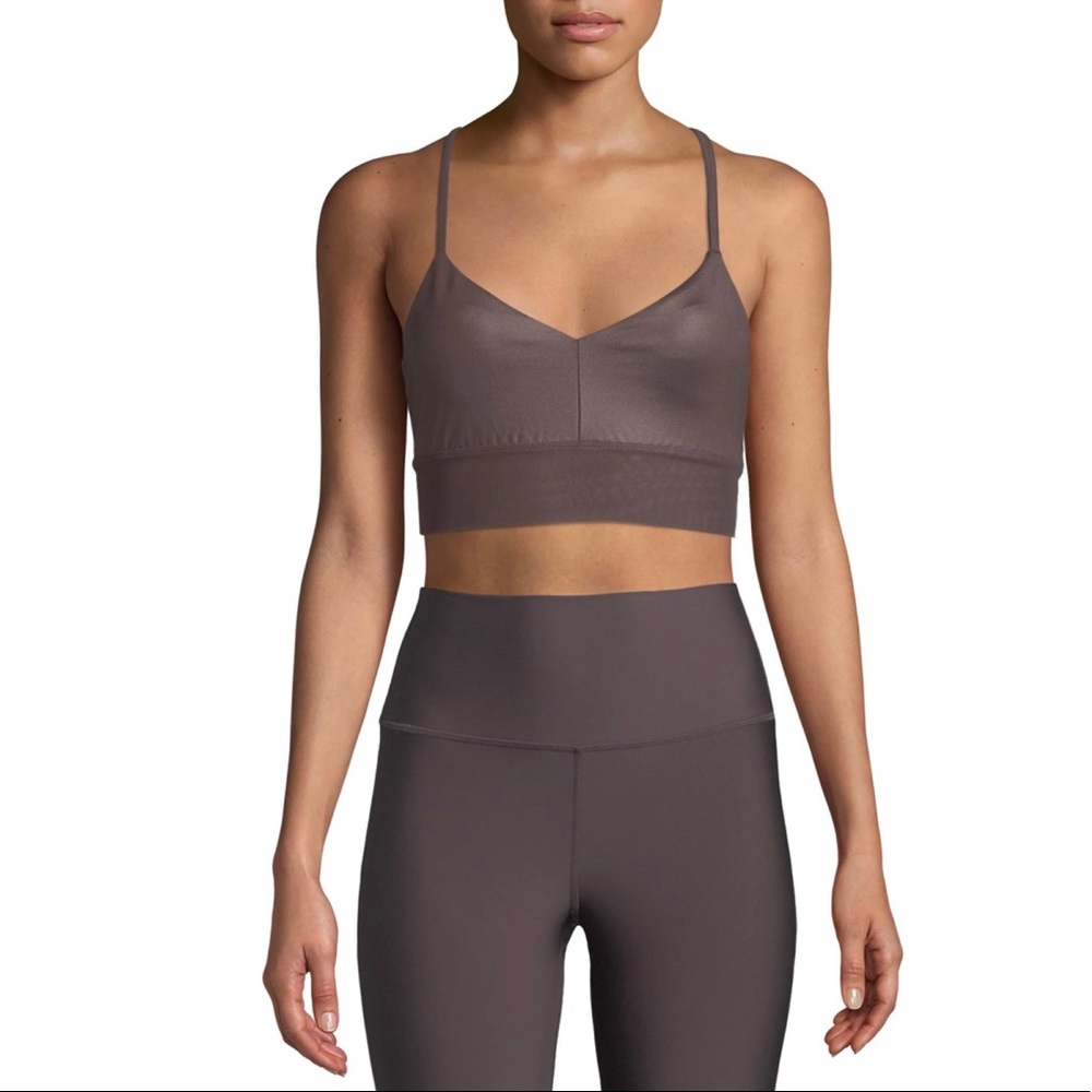 Alo Yoga Lush Strappy-Back Sports Bra